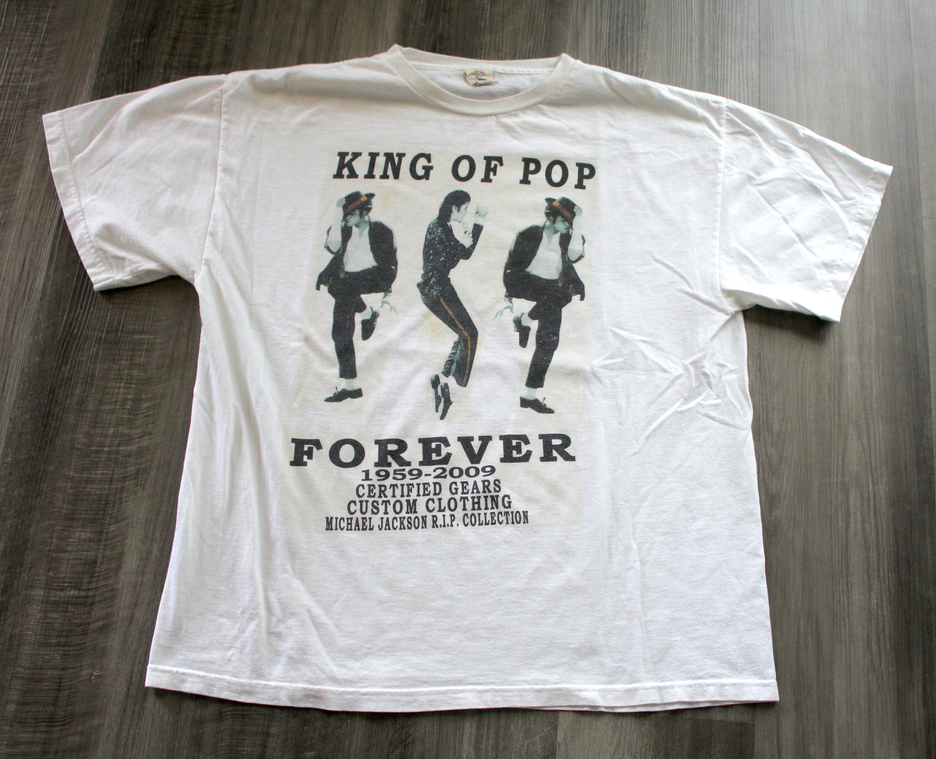 Music Vintage Michael Jackson King of Pop Tee Shirt Size XL