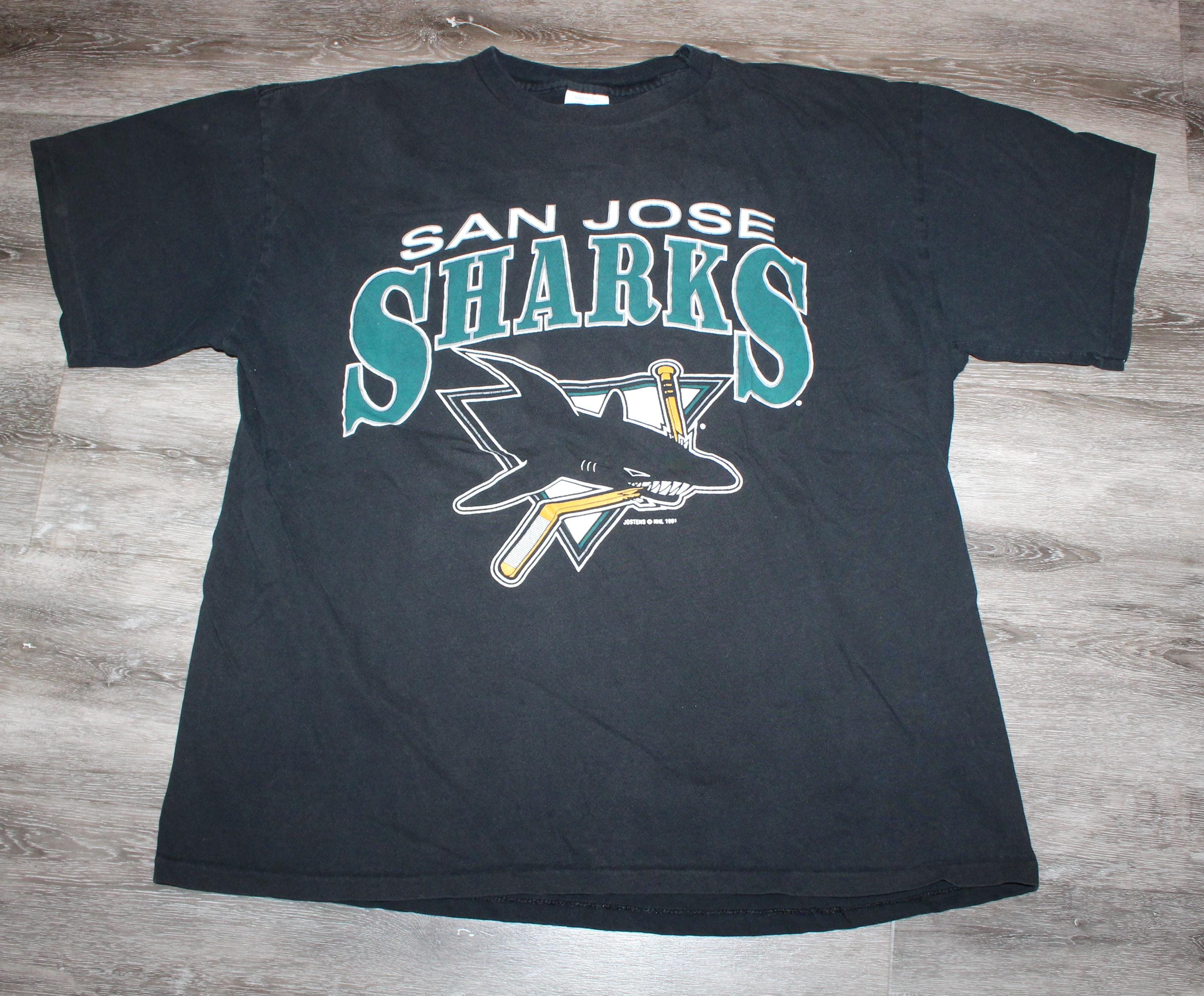 Pepsi 1998 Sharks Jersey Vintage 90s Clothing NHL San Jose Sharks
