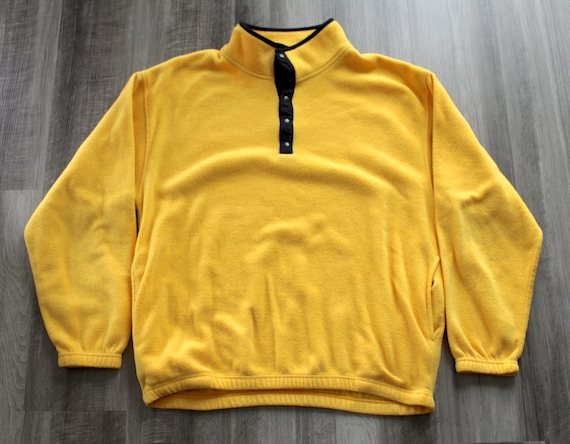 men jumper ML activewear women sportswear yellow pullover vintage sweater vintage sweatshirt cotton sweater Vintage anorak