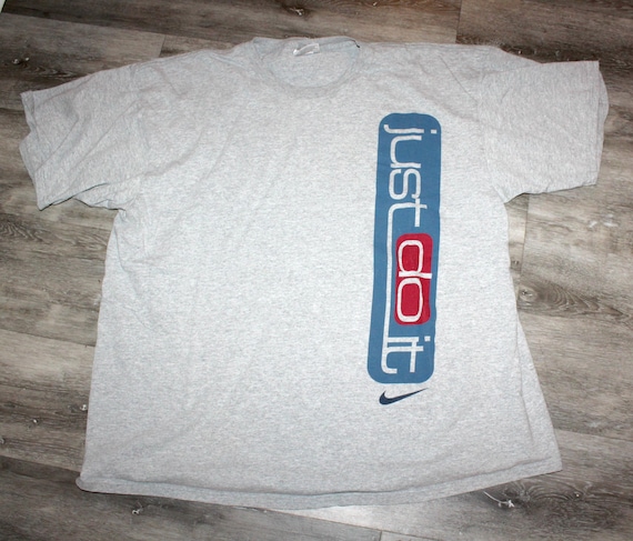Buy Vintage 90s Clothing Nike Air Sportswear Brand Just Do It Men Size XL Oversized Womens Retro White Tag Mini Swoosh Short Sleeve T Shirt Online in India Etsy