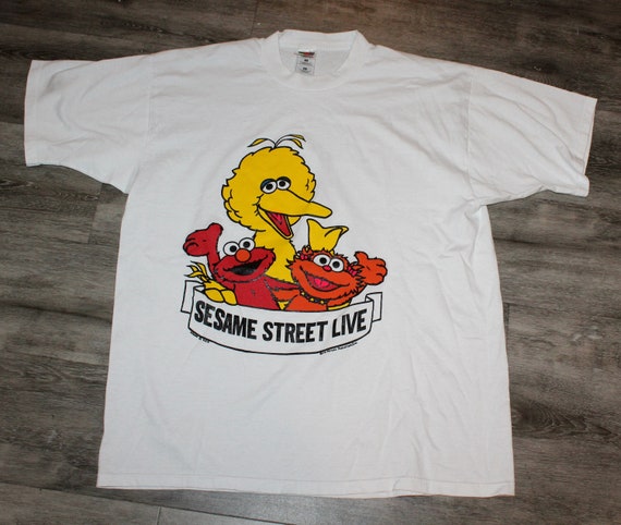Buy Vintage 80s 90s Clothing Sesame Street Live Elmo Big Bird Zoey
