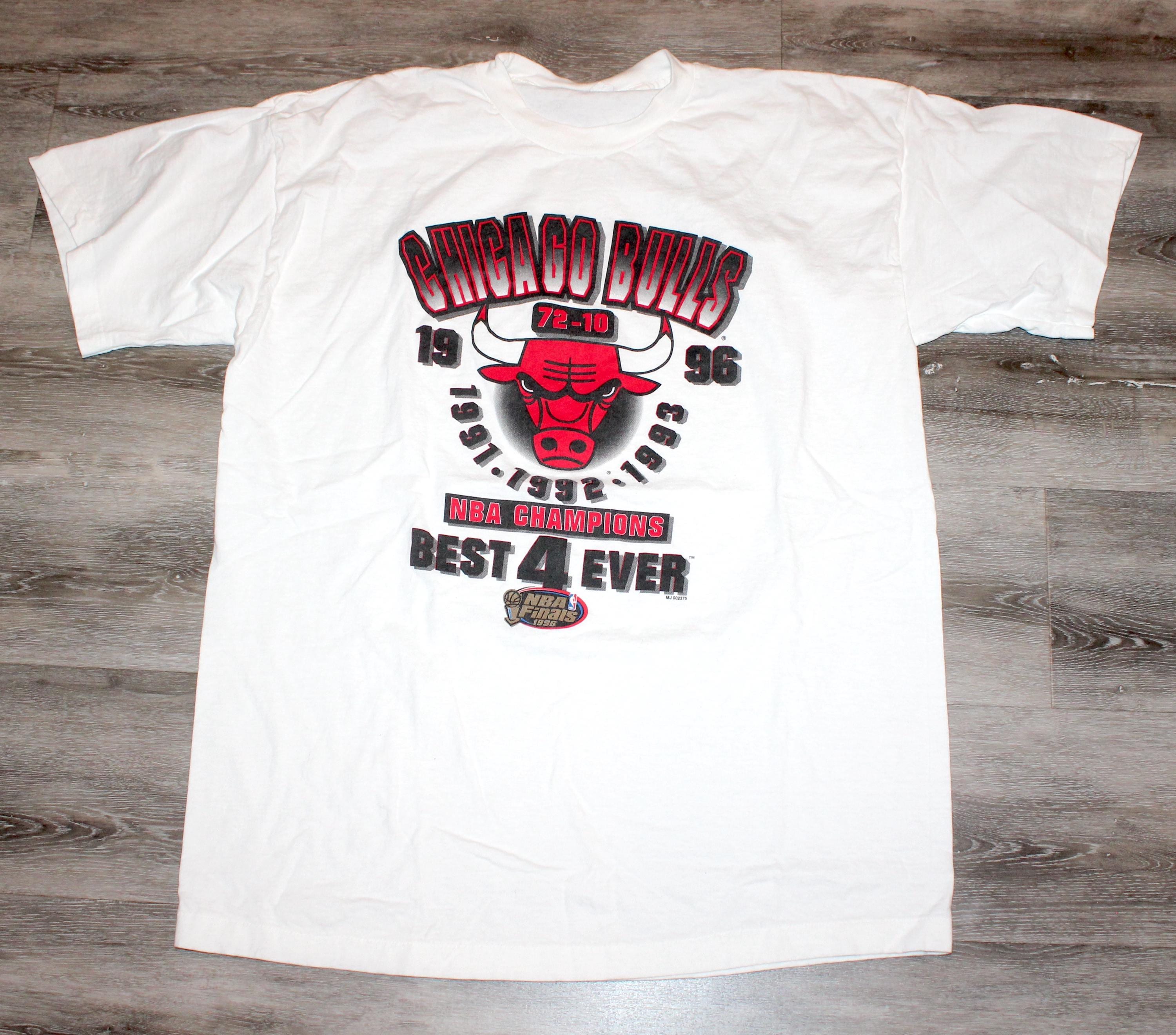 ⭕極希少新品⭕ NBA Finals 1996 シカゴ・ブルズ Tシャツ XL 1996 Bulls Shirt - Etsy
