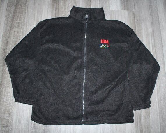usa olympic fleece jacket