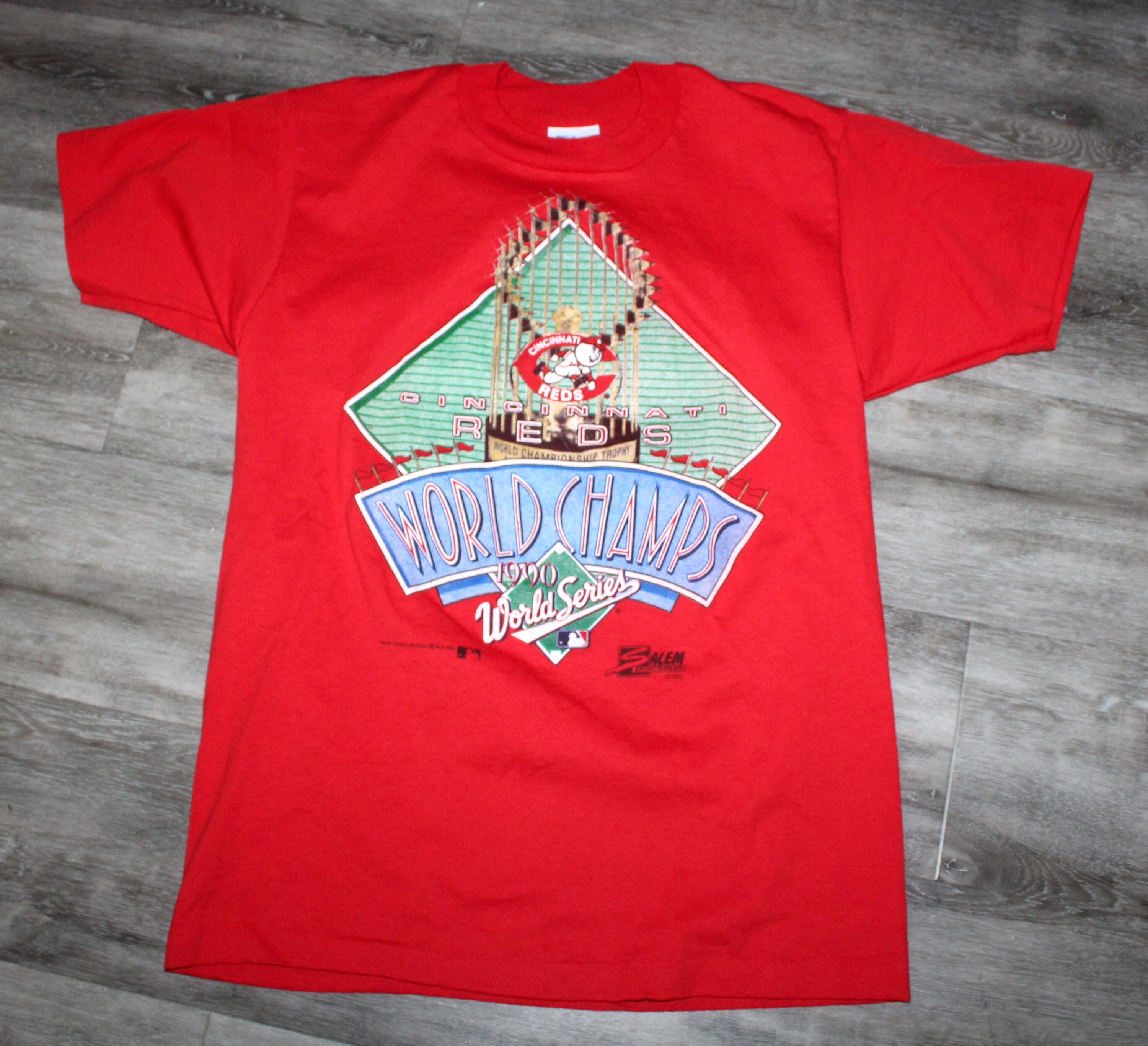 Vintage 90s Clothing MLB Cincinnati Reds Baseball 1990 World