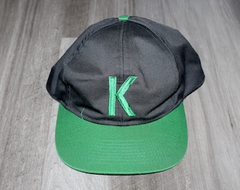 Vintage 90s Ropa Kool Cigarrillos Marca Ajustable Talla Única Se Adapta a Adulto Retro Bordado Logotipo de Cigarrillo Negro Snapback Gorra de Béisbol Sombrero