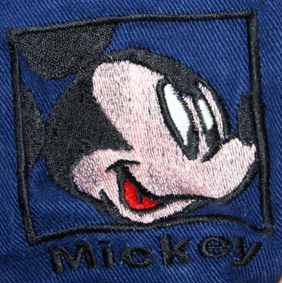 90s ディズニー ミッキーマウス デニム 刺繍ロゴ ブルソンジャケット 古着 90s Vintage THE DISNEY STORE Denim Jacket Logo Embroidery Mickey