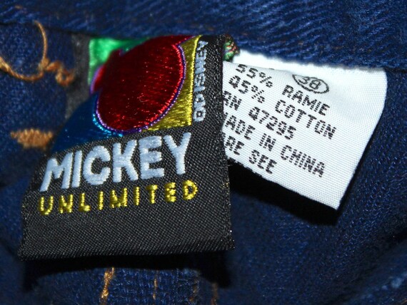 Vintage 90s Disney Clothing Mickey Mouse Men Size… - image 4