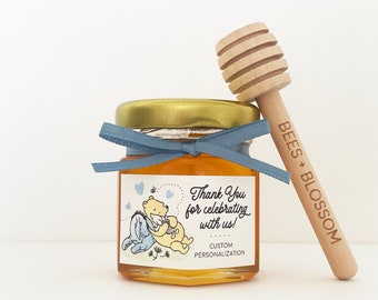 Winnie the Pooh Honey Jar Favors | Personalized Baby Shower