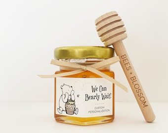 Winnie the Pooh Honey Jar | Baby Shower Party Favors