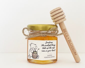 Winnie the Pooh Honey Jar Favors | Wildflower Honey, Baby Shower