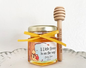 Winnie the Pooh Honey Jar Favors | Baby Shower, Birthday