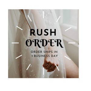 RUSH MY ORDER Add to Your Cart if You Need Your Veil //Made// Within 1 Business Day image 1