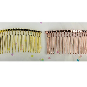 ADD-ON: Upgrade to a Rose Gold or Gold Hair Comb for Your Veil