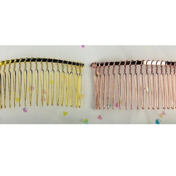 ADD-ON: Upgrade to a Rose Gold or Gold Hair Comb for Your Veil