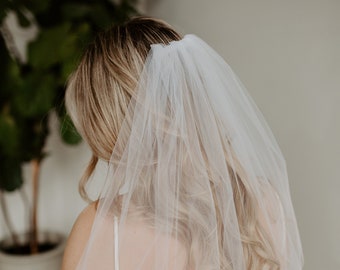 CLEARANCE SALE Cathedral, Chapel, Floor, Knee Length Wedding Bridal Veil, Sale, Available in Light Ivory, Ivory & White