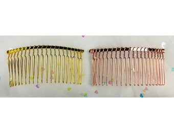 ADD-ON: Upgrade to a Rose Gold or Gold Hair Comb for Your Veil