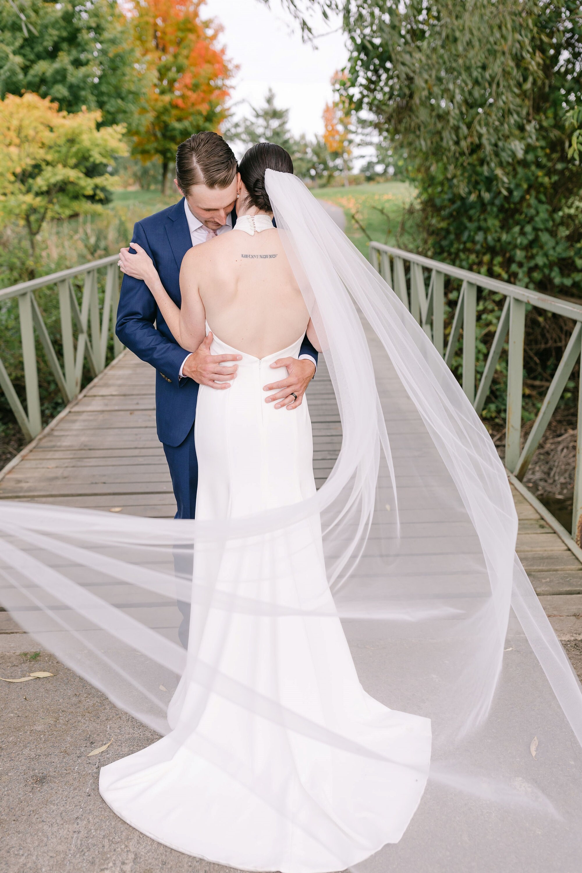 Chapel Length Soft Tulle Veil With Raw Edge, chapel length 98” Chapel Length Angel Cut Veil with Raw Cut Edge | WeddingVeil.com main image 4