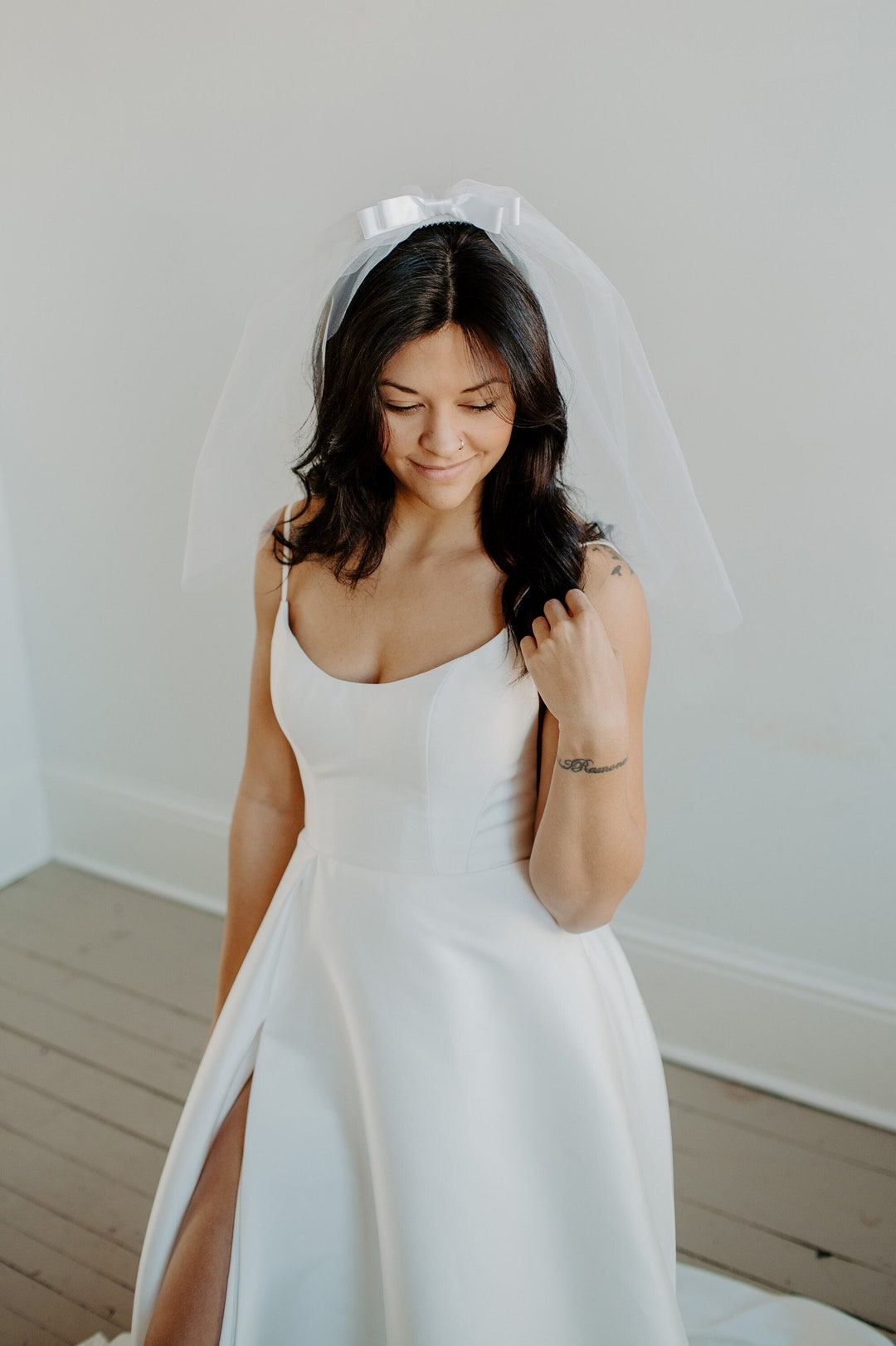 Soft BOW VEIL Shoulder 21