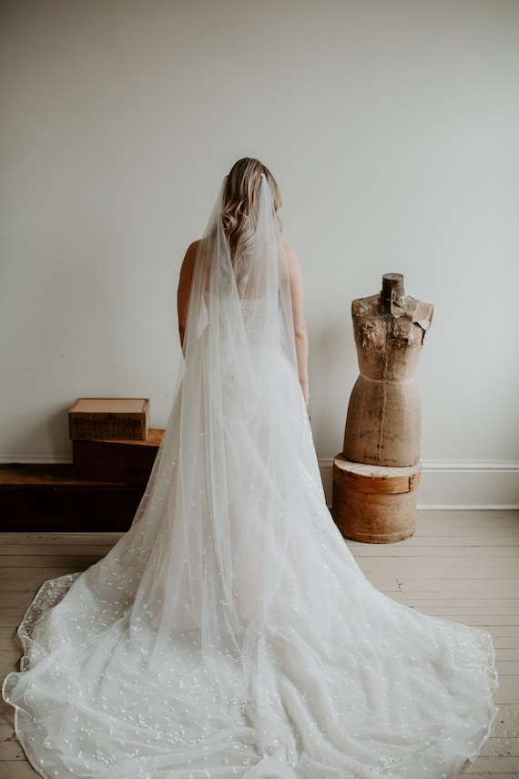 Cathedral Wedding Veil - Soft and Simple