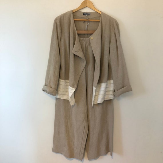 Vintage linen two piece set