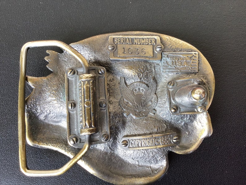 Vintage Ride to Live Live to Ride Belt Made in USA Mint Condition.