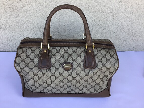 Vintage Gucci Rare Small Duffel Bag or Large Doct… - image 2