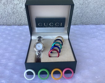 Gucci watch bezel set top