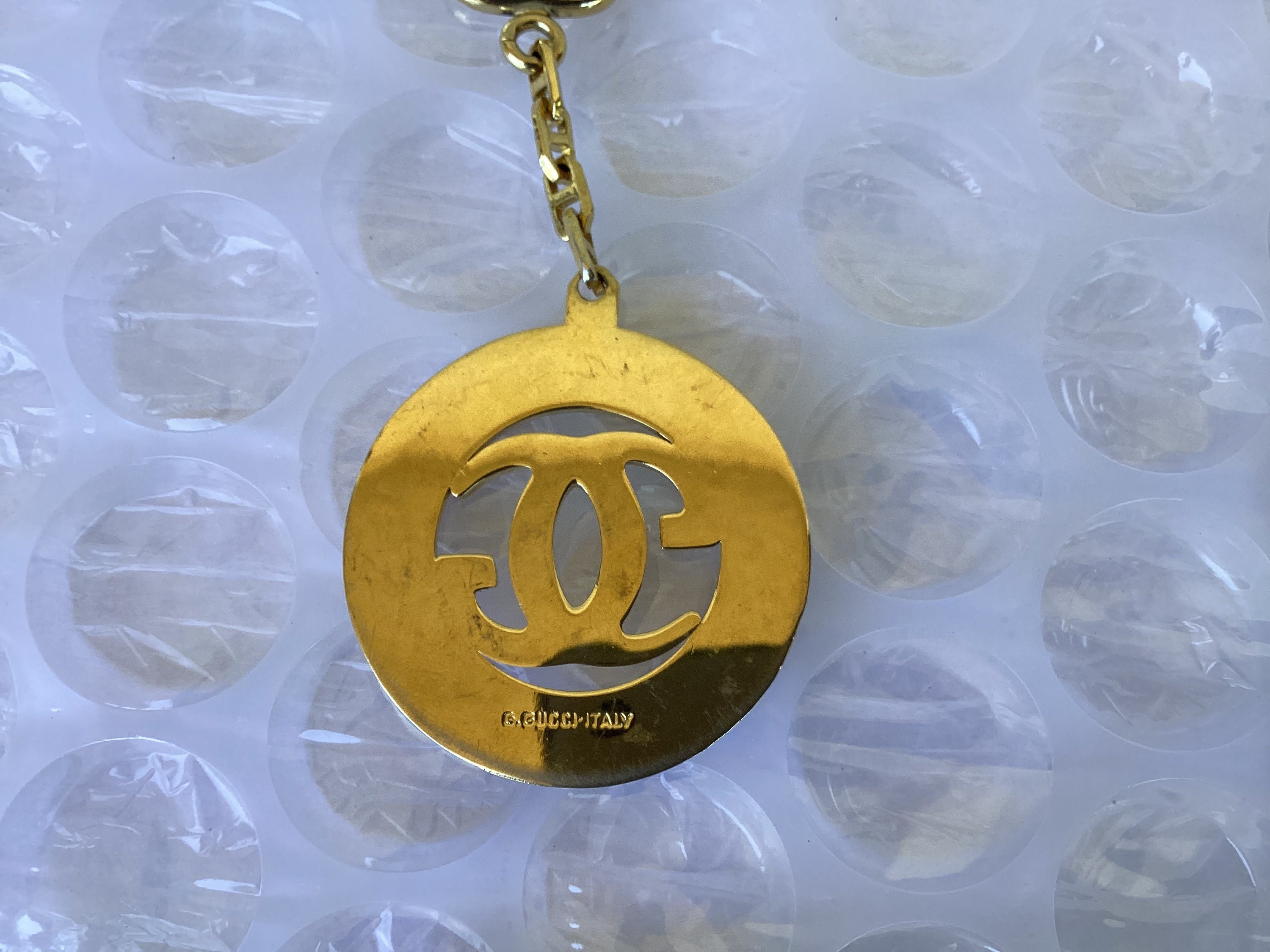 小物 GUCCI old archive keyring OLD GUCCI Interlocking Key Ring | eBay