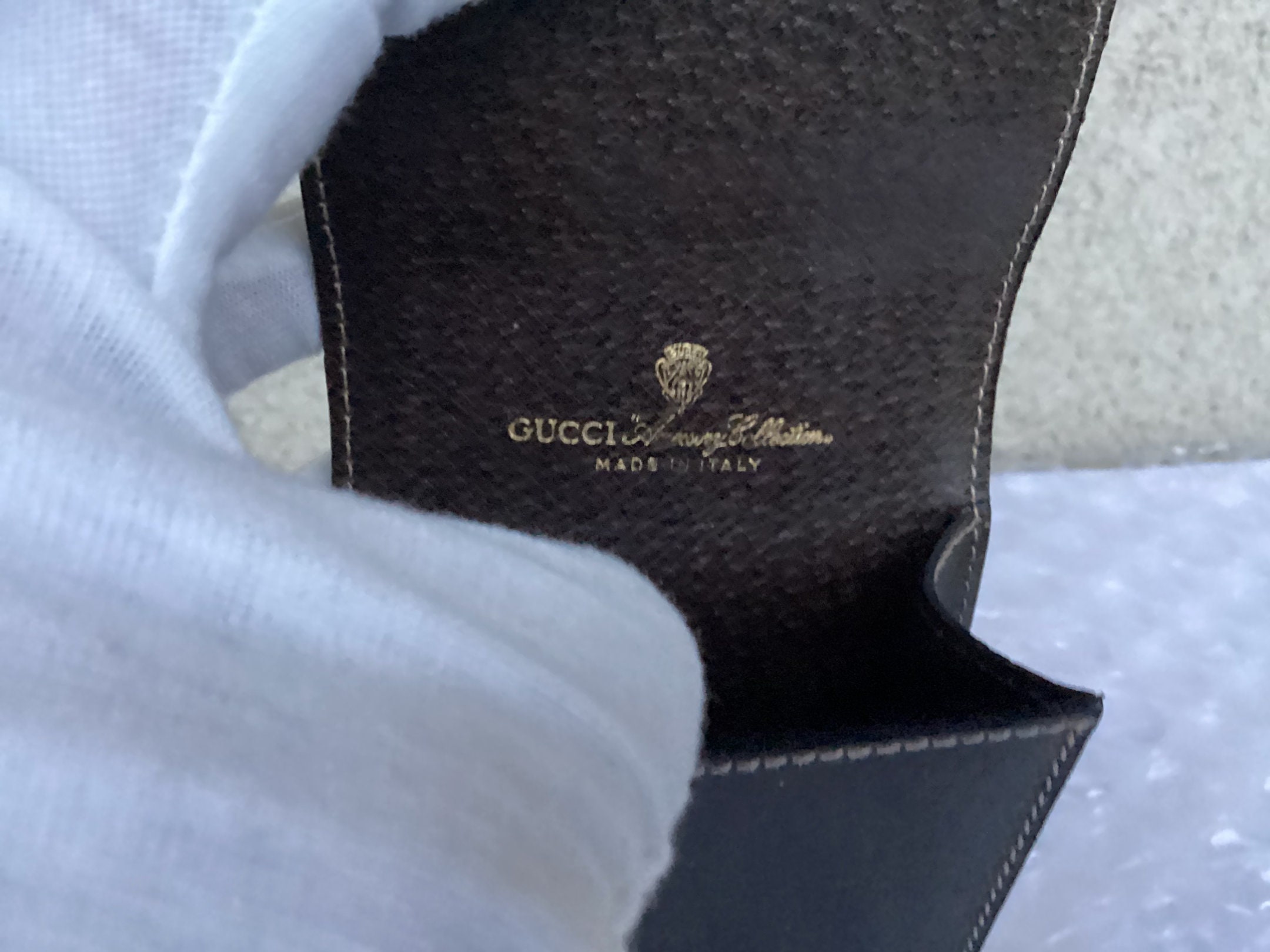 Gucci Vintage Sunglasses Glasses Case Web Brown Canvas Great Gucci Vintage Sunglasses Glasses Case Web Brown Canvas Great