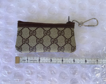 Old Gucci Brown Leather Coin Case Vintage Authentic | eBay
