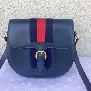 Vintage Blue Gucci Purse - Etsy