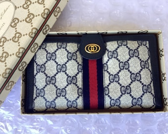 Gucci Vintage Micro GG Monogram Continental Wallet