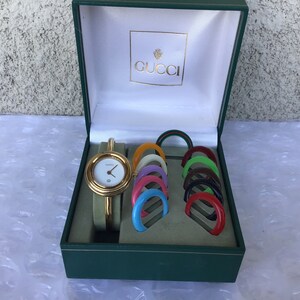Vintage Old Gucci Interchangeable Bezel 