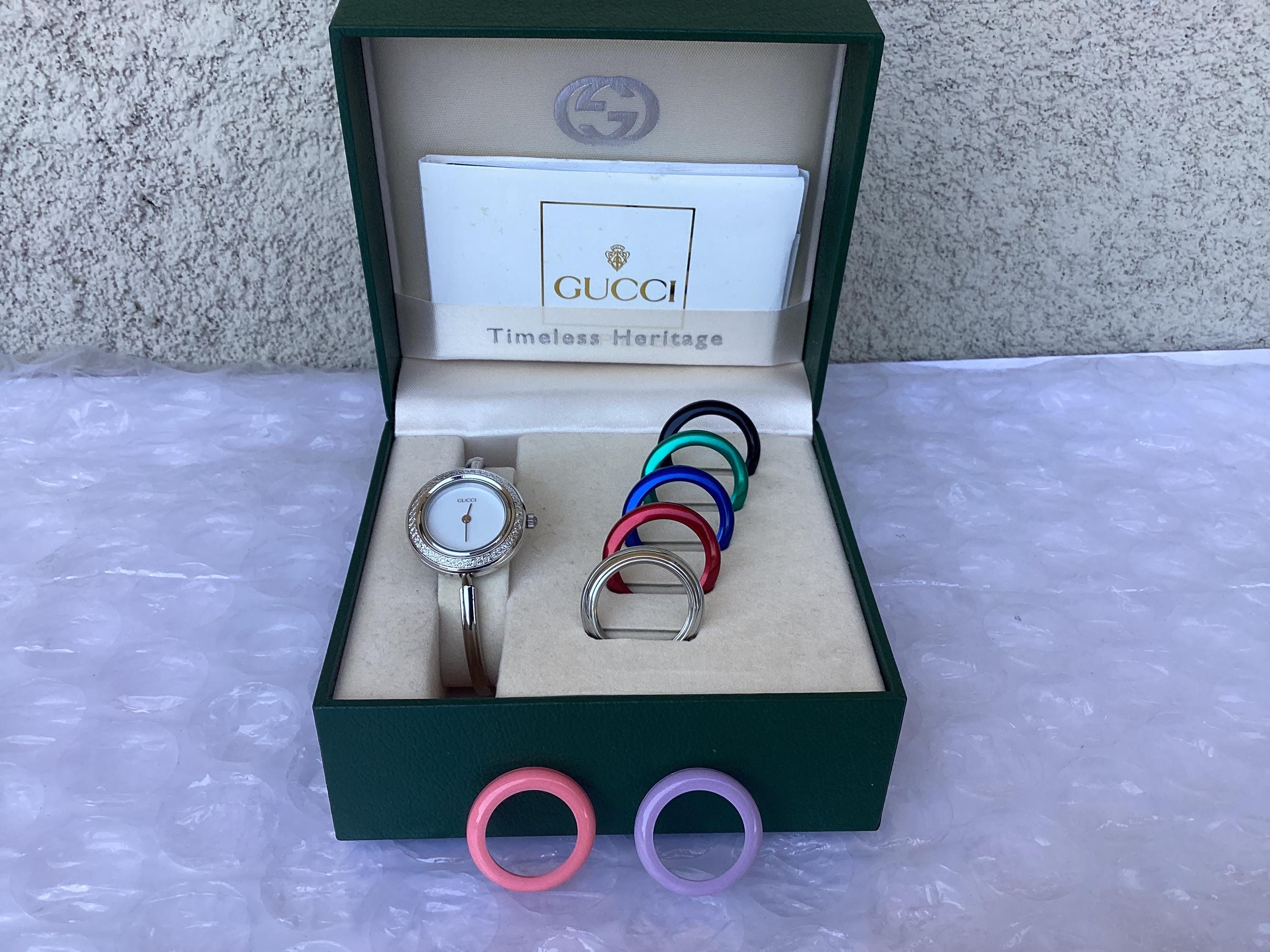 Gucci watch and bracelet set discount