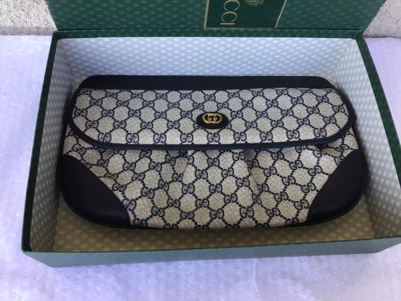 バッグ Vintage Gucci GG pattern clutch bag s-l400.jpg