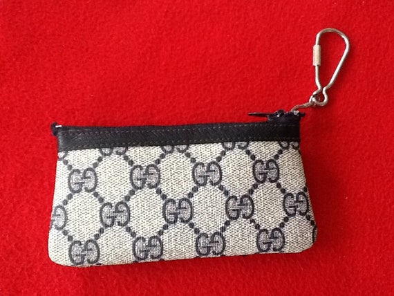 Vintage Gucci Coin Purse with Keychain 