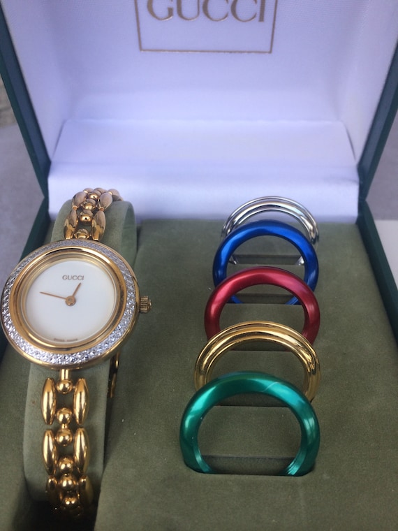 Vintage Gucci Watch Rice Bracelet Links 
