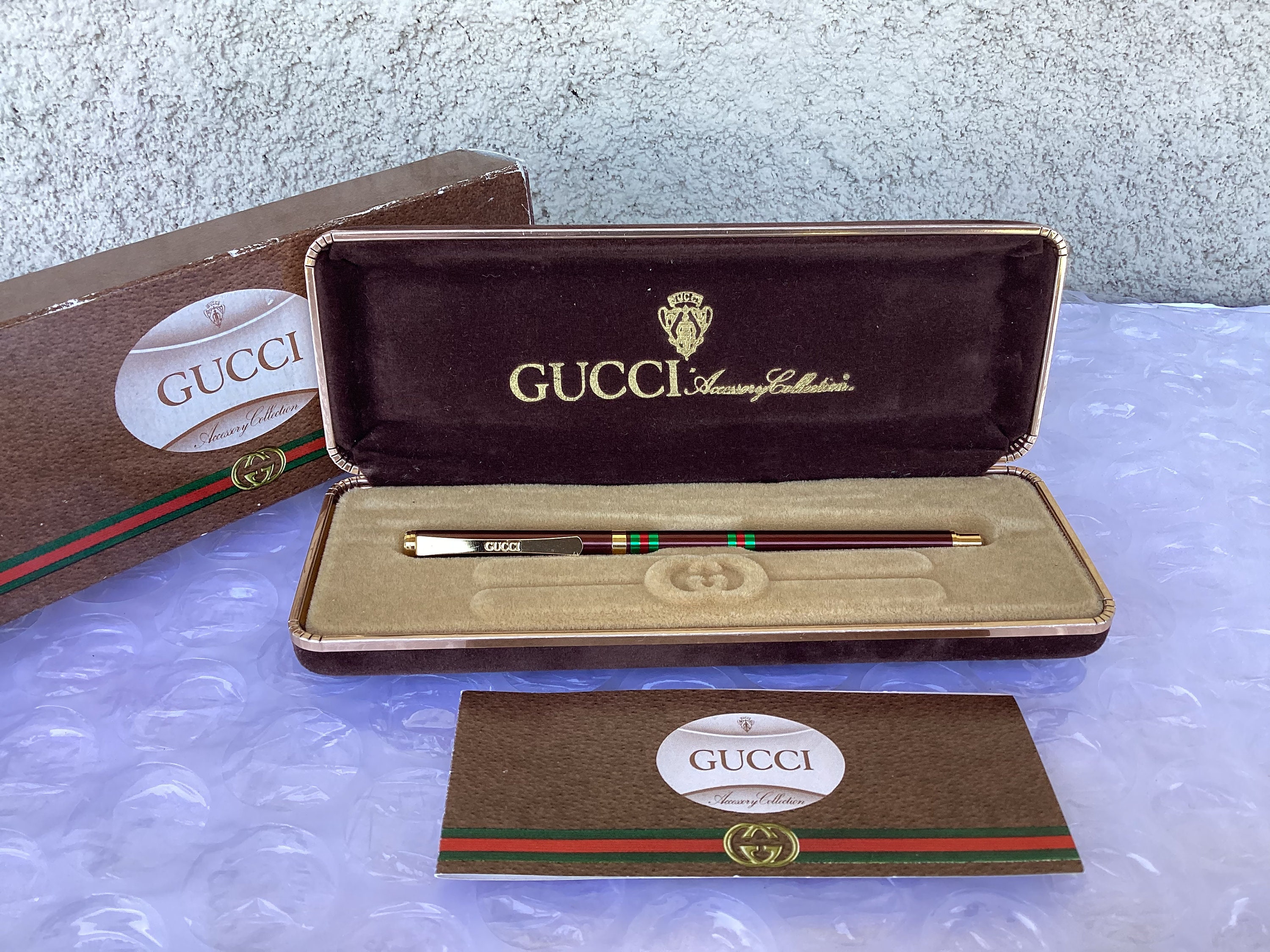 Vintage Old Gucci 1980s Ball Point Pen Great Condition - Etsy