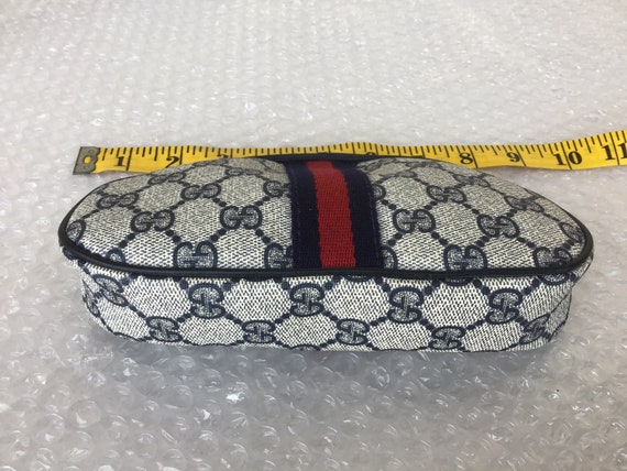 Vintage Gucci Makeup Pouch Mint Exterior Condition - image 4