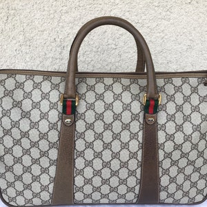 Vintage Gucci Alma Bag Rare Great Exterior Condition 