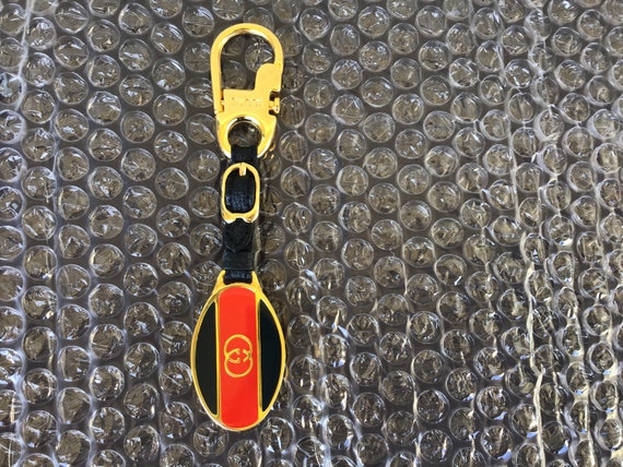 Vintage Gucci ‘80s Keychains Blue Red Blue New in… - image 5
