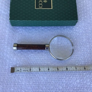 Vintage Rare Gucci Magnifying Glass W/ Original Box Great Preowned ...