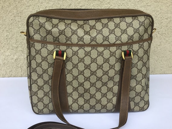 Vintage Gucci Carry On shoulder crossbody Bag Excellent Exterior Condition Etsy