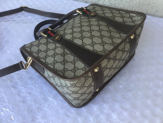 Old Vintage Gucci 1980’s Shoulder/Crossbody Bag B… - image 8