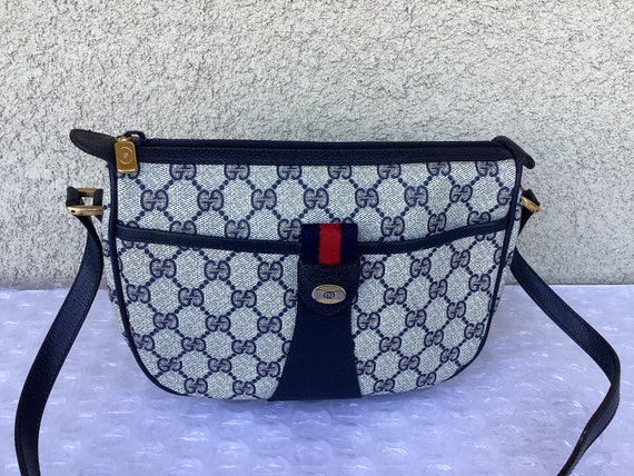 Vintage Gucci Monogram Sling Bag Made In Italy