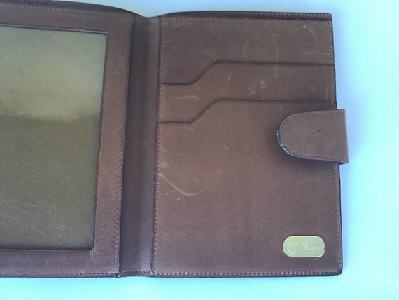 Vintage Gucci Brown Leather Passport Cover - Gem