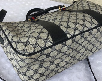 Gucci Vintage XL Boston Travel Bag