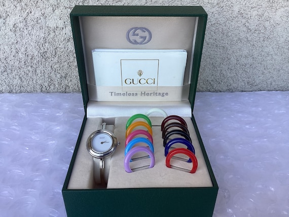 Vintage gucci top bangle watch