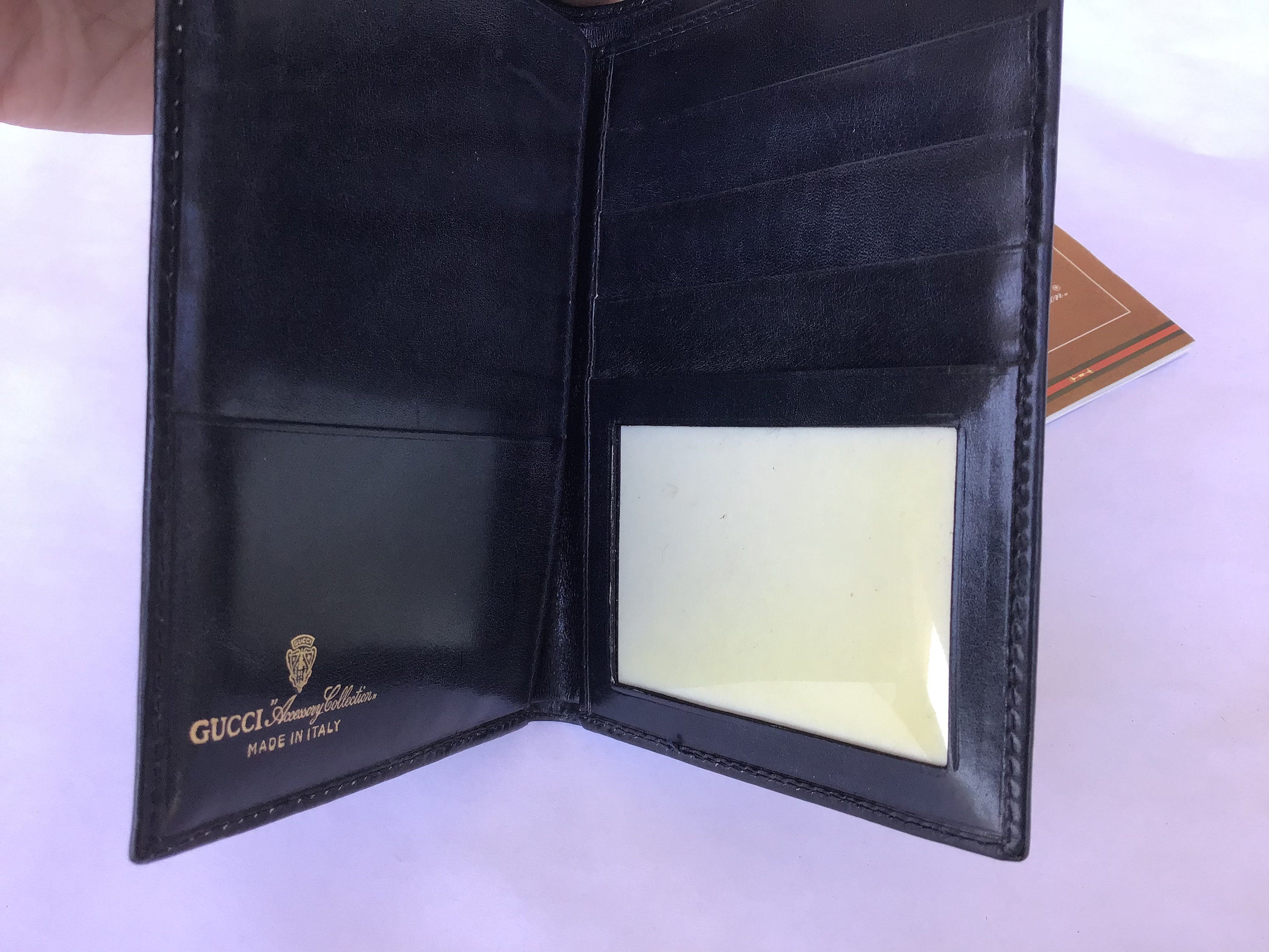 Vintage Gucci Passport Holder/Wallet Unisex Blue Canvas Etsy