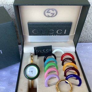 Vintage Old Gucci Interchangeable Bezel 